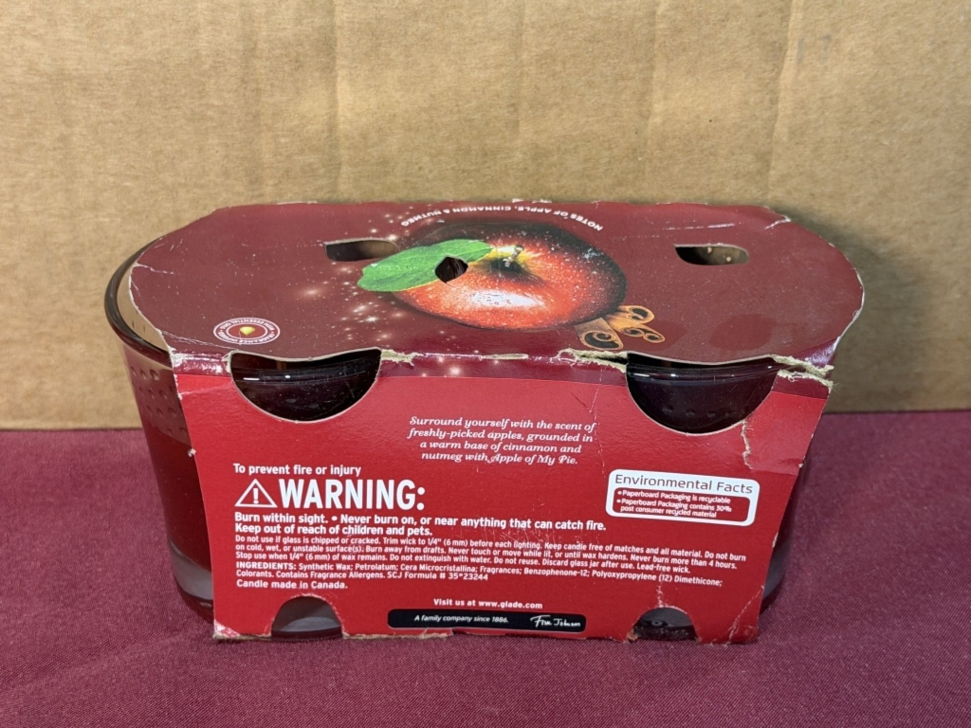 GLADES CANDLE 2-PACK, NEW - Image 2 of 2