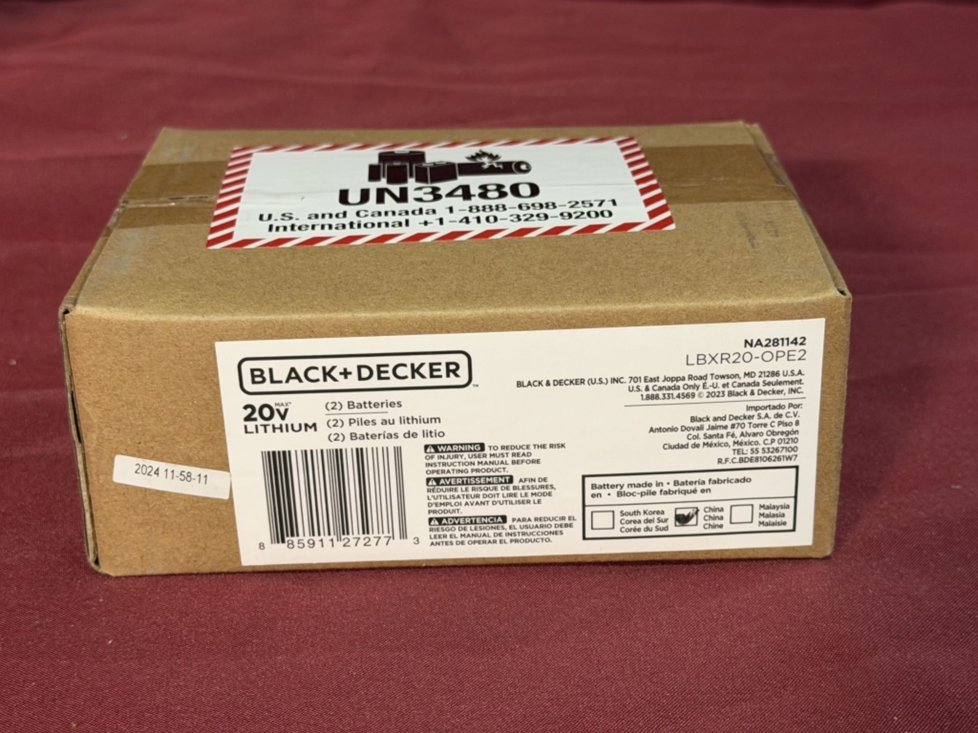 BLACK & DECKER 20V LITHIUM BATTERIES - Image 2 of 3