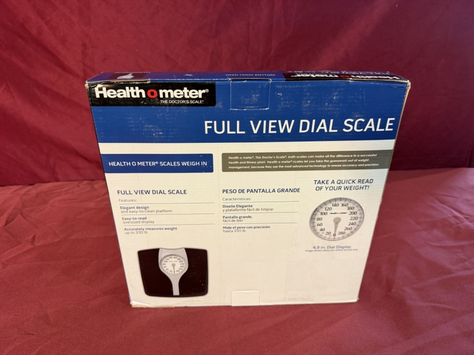 HEALTH O METER FULL VIEW DIAL SCALE - Image 2 of 2