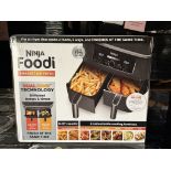 NINJA FOODI 2-BASKER AIR FRYER, NEW