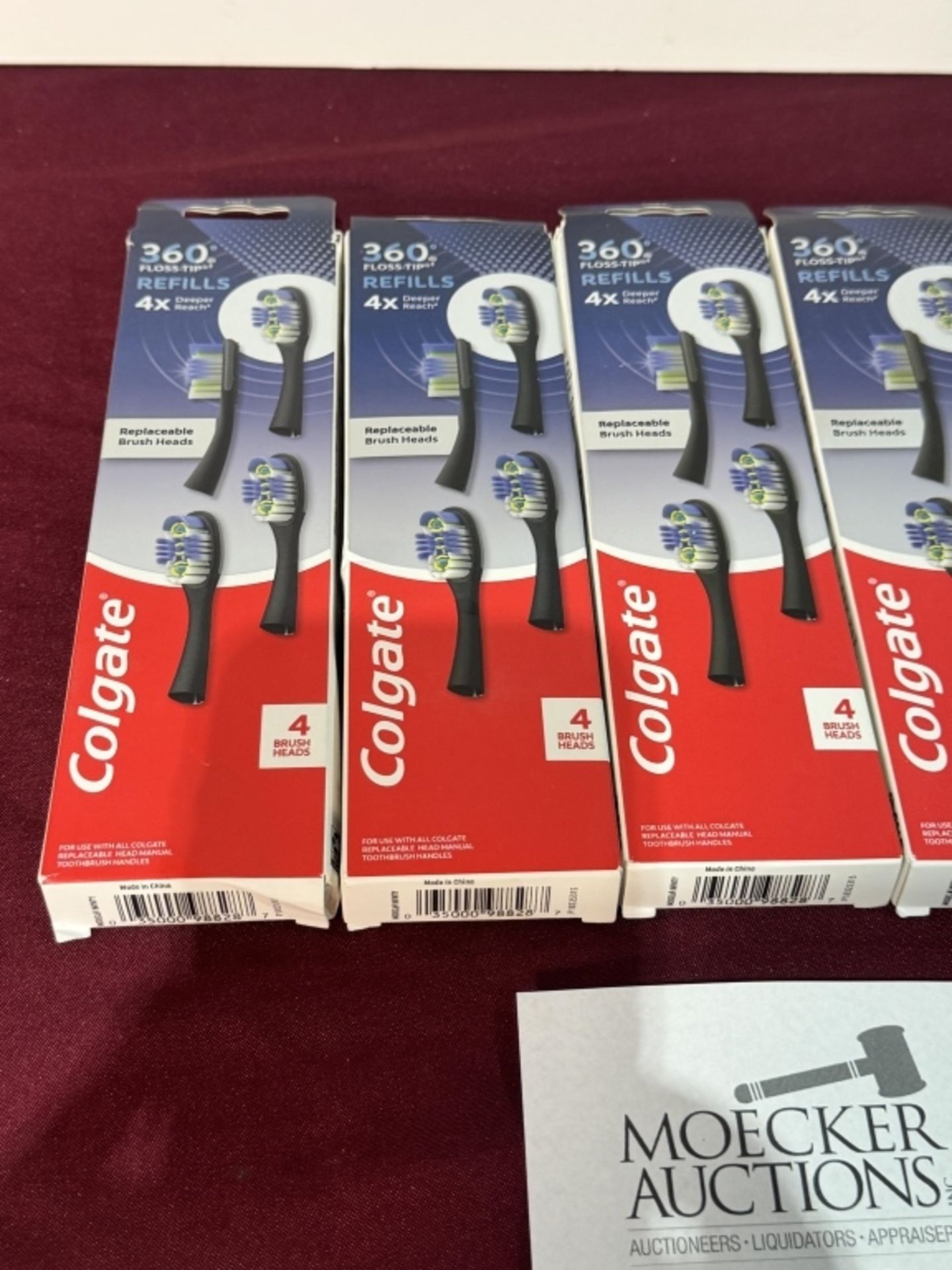 COLGATE 360 FLOSS-TIP REPLACEABLE BRUSH HEADS, NEW - Image 2 of 3