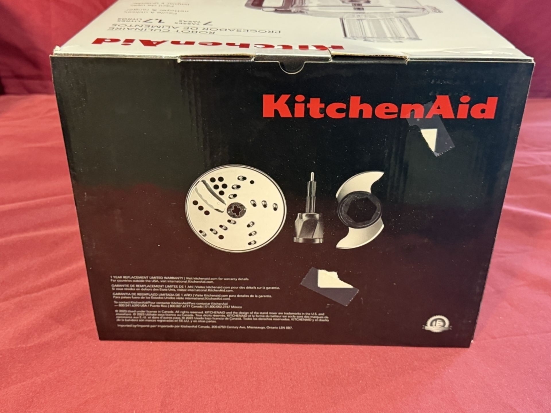 KITCHENAID FOOD PROCESSOR, NEW - Image 4 of 4