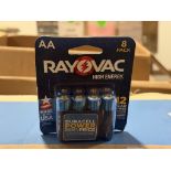 PACKS OF RAYOVAC HIGH ENERGY AA BATTERIES