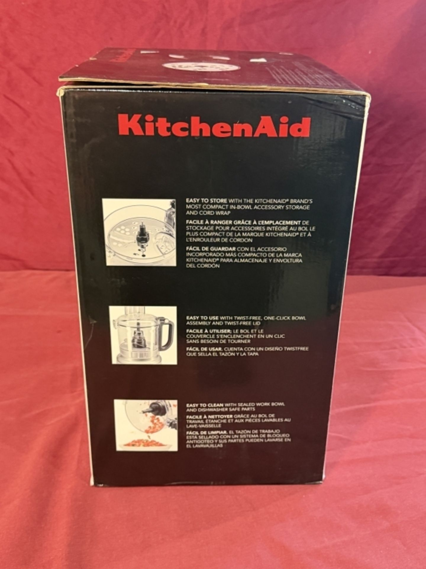 KITCHENAID FOOD PROCESSOR, NEW - Image 2 of 4