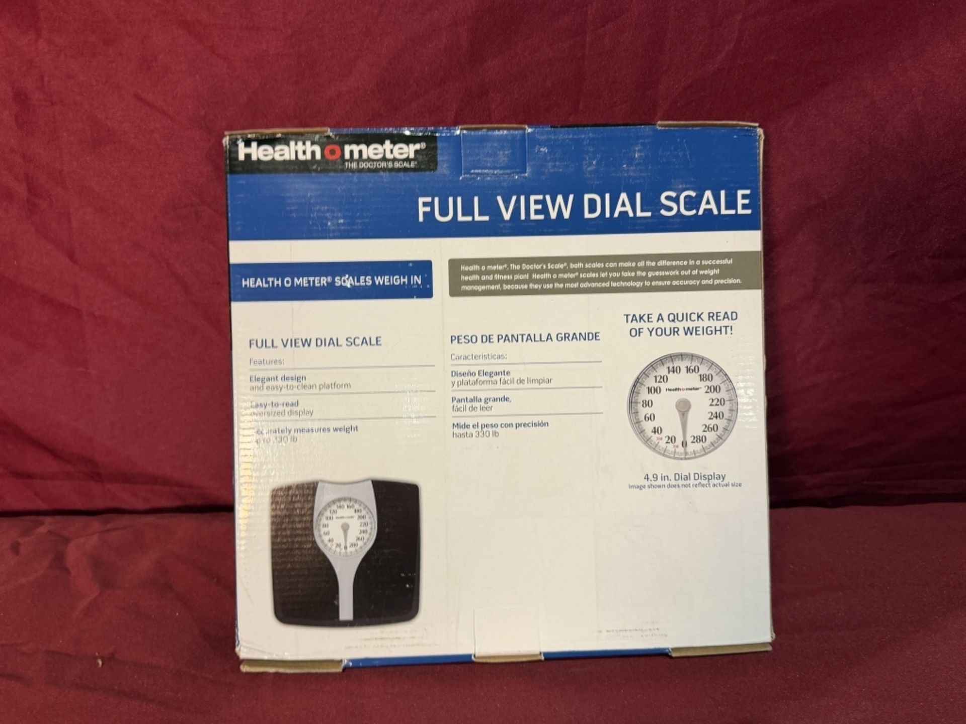 HEALTH O METER FULL VIEW DIAL SCALE - Image 2 of 2