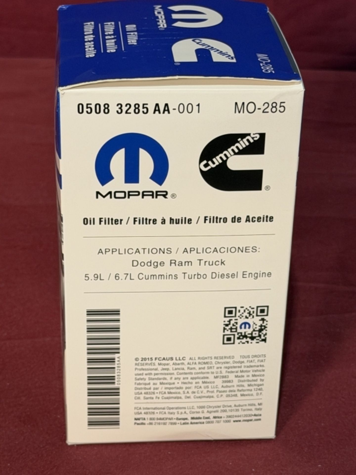 CUMMINS MOPAR OIL FILTER, NEW - Image 4 of 4
