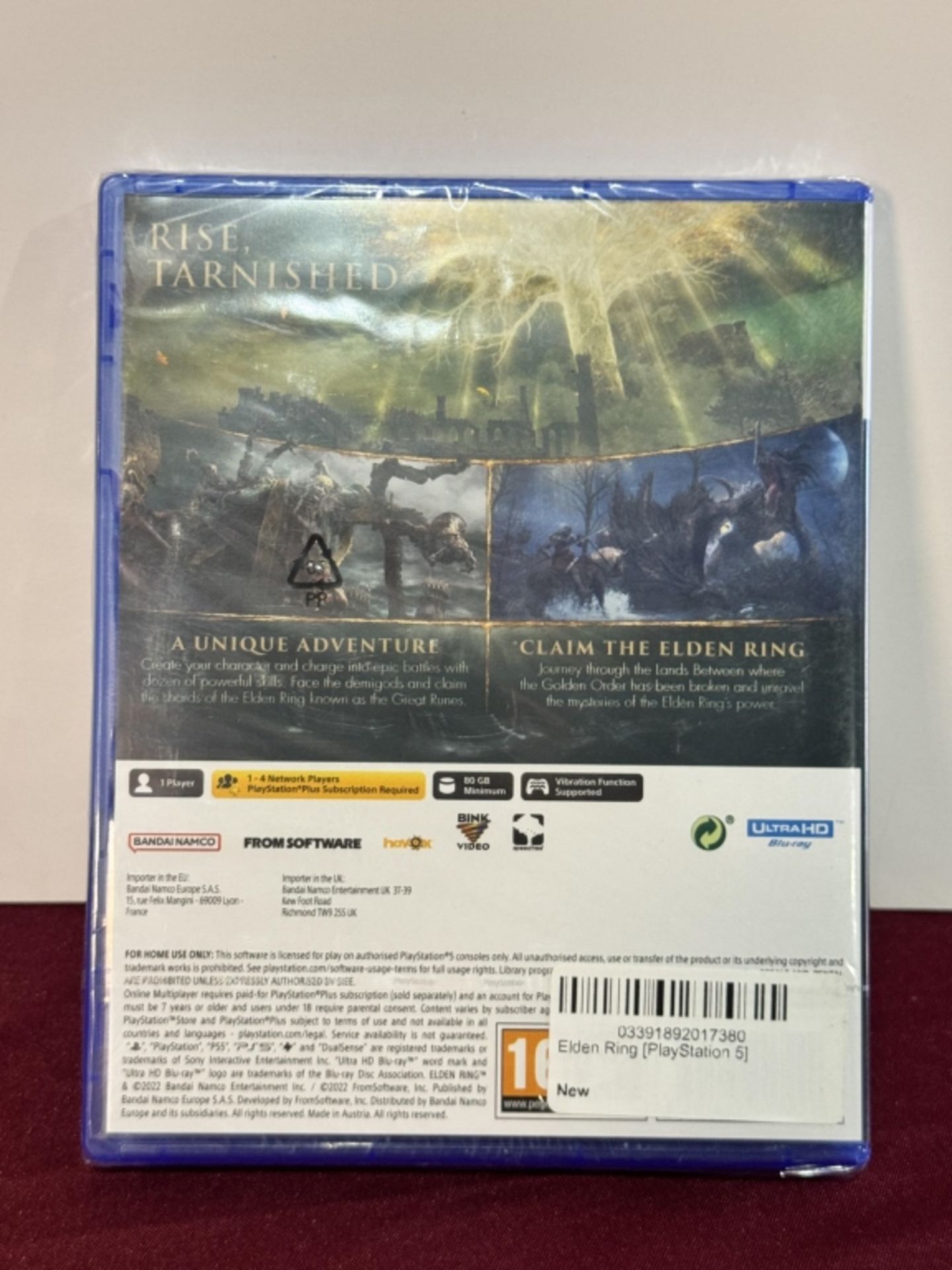 SONY PS5 ELDEN RING GAME, NEW - Image 2 of 2