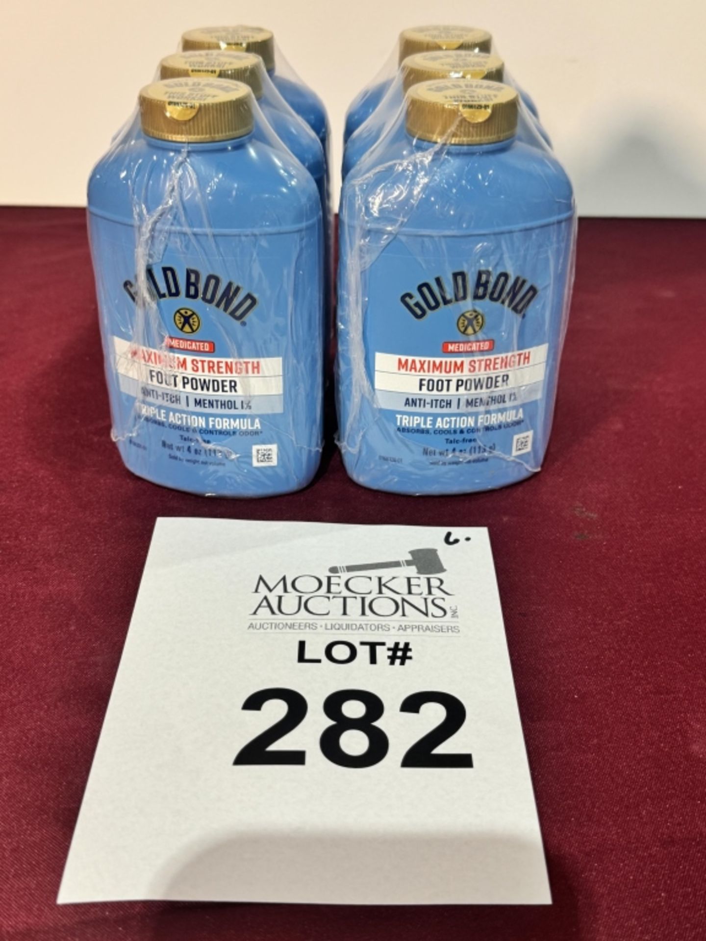 GOLD BOND MAXIMUM STRENGTH FOOT POWDER 4 OZ, NEW