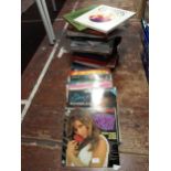 A Collection of Mixed Genre Vinyl LP Records, Shipping Unavailable