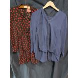 Two Contemporary Women's Garments including a Kate Spade Heart Print Dress. Bennett & Armarni