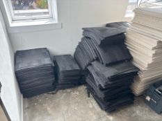 Approximately 500 x Grey Carpet Tiles
