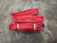 5 Tonne 1M Lifting Strap - Red x2