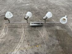 Box Of 6 x 4-Light Satin Nickel Spotlight Bars