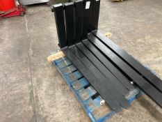Pair Of Kenhar Black Metal Forklift Forks