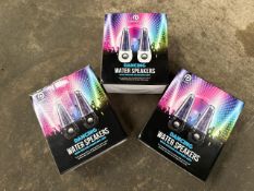 3 x Boxes Dancing Water Speakers