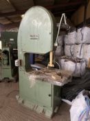 Wadkin 30BZB Industrial Bandsaw with Foot Brake