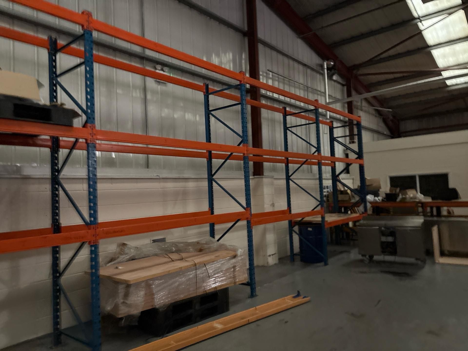 5 Bays of Pallet Racking comprises of 6 frames 30 beams Approximate ...