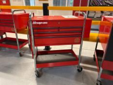 Blue Point Snap On Mobile 7T Roll Cart, Key Present, Contents Included