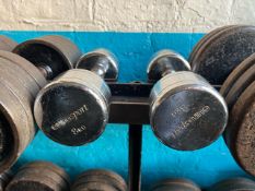 Pair Of 8kg Dumbbells - No Reserve