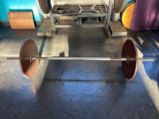 Training Bar With Wooden Weight - No Reserve