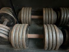 Pair Of 47kg Dumbbells - No Reserve