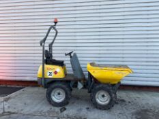 2017 1.0T Wacker Neuson 4WD Hydraulic Lift Dumper, 1396 Hours - A82528