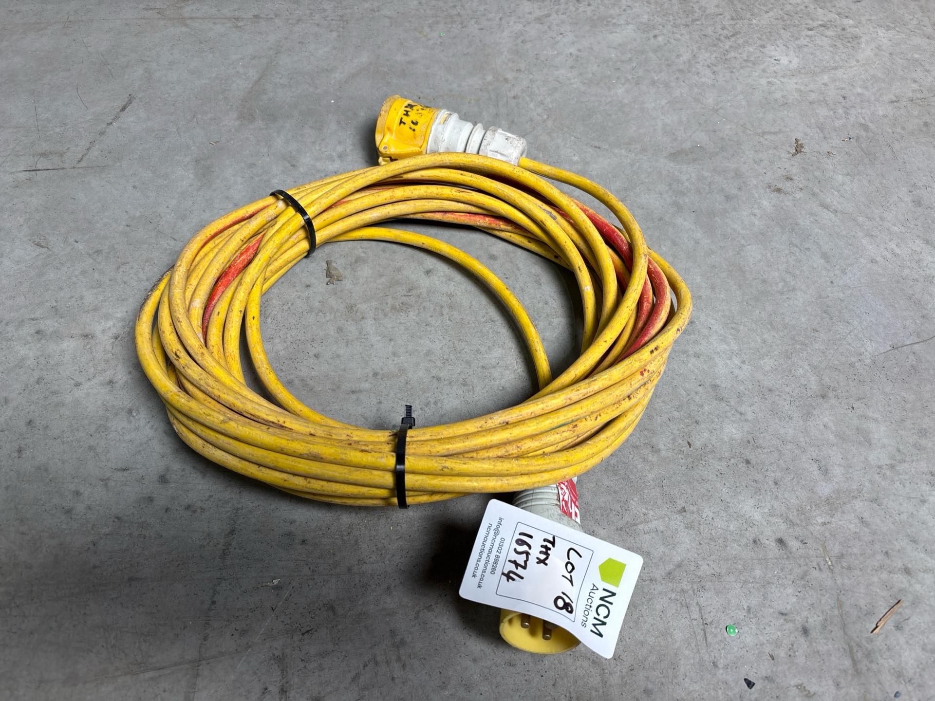 -4M Extension Cable 110V 16A -THX16574 - No Reserve - Image 2 of 5