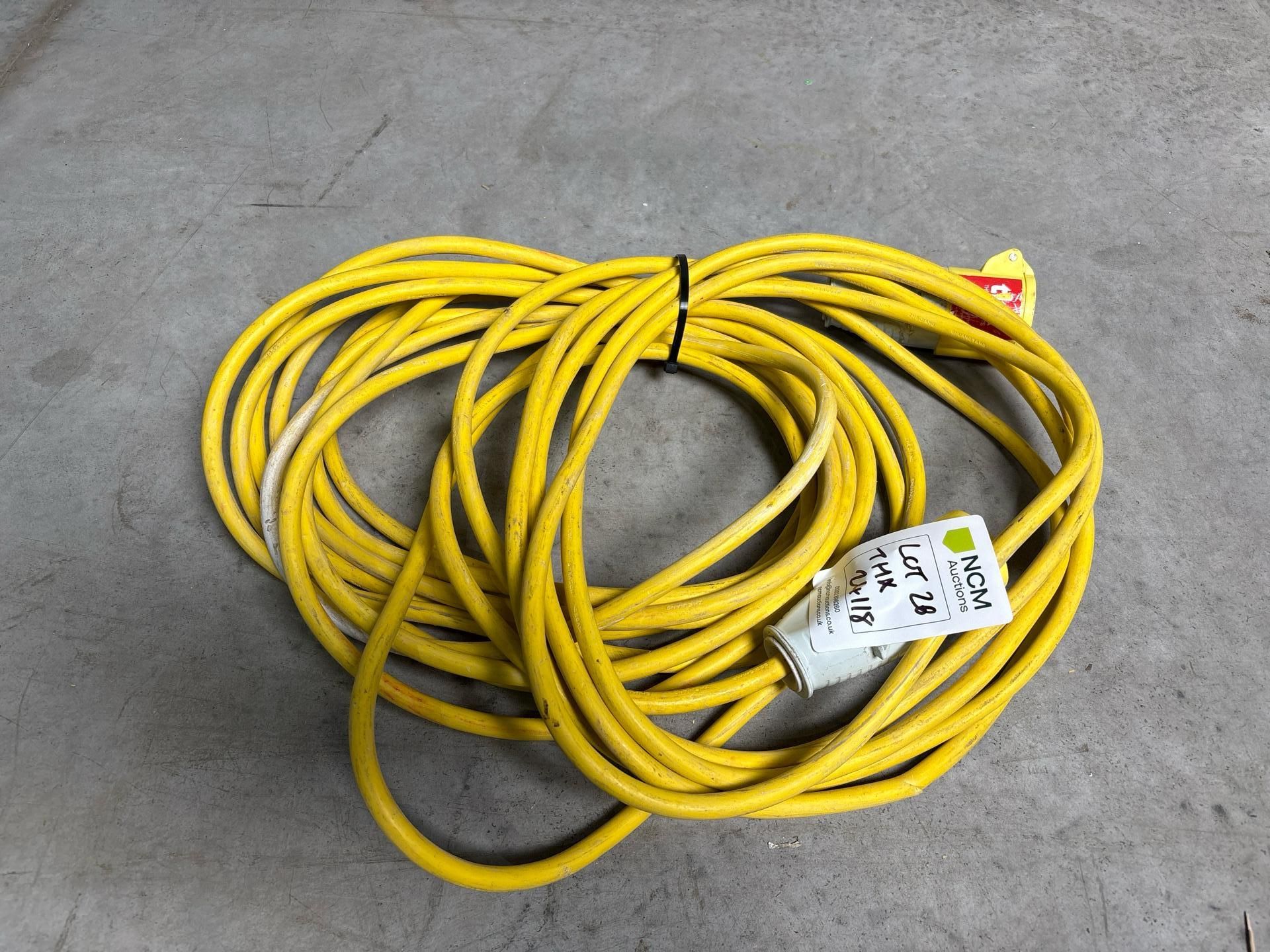 14M Extension Cable 110V 16A -THX24118 - No Reserve - Image 3 of 4