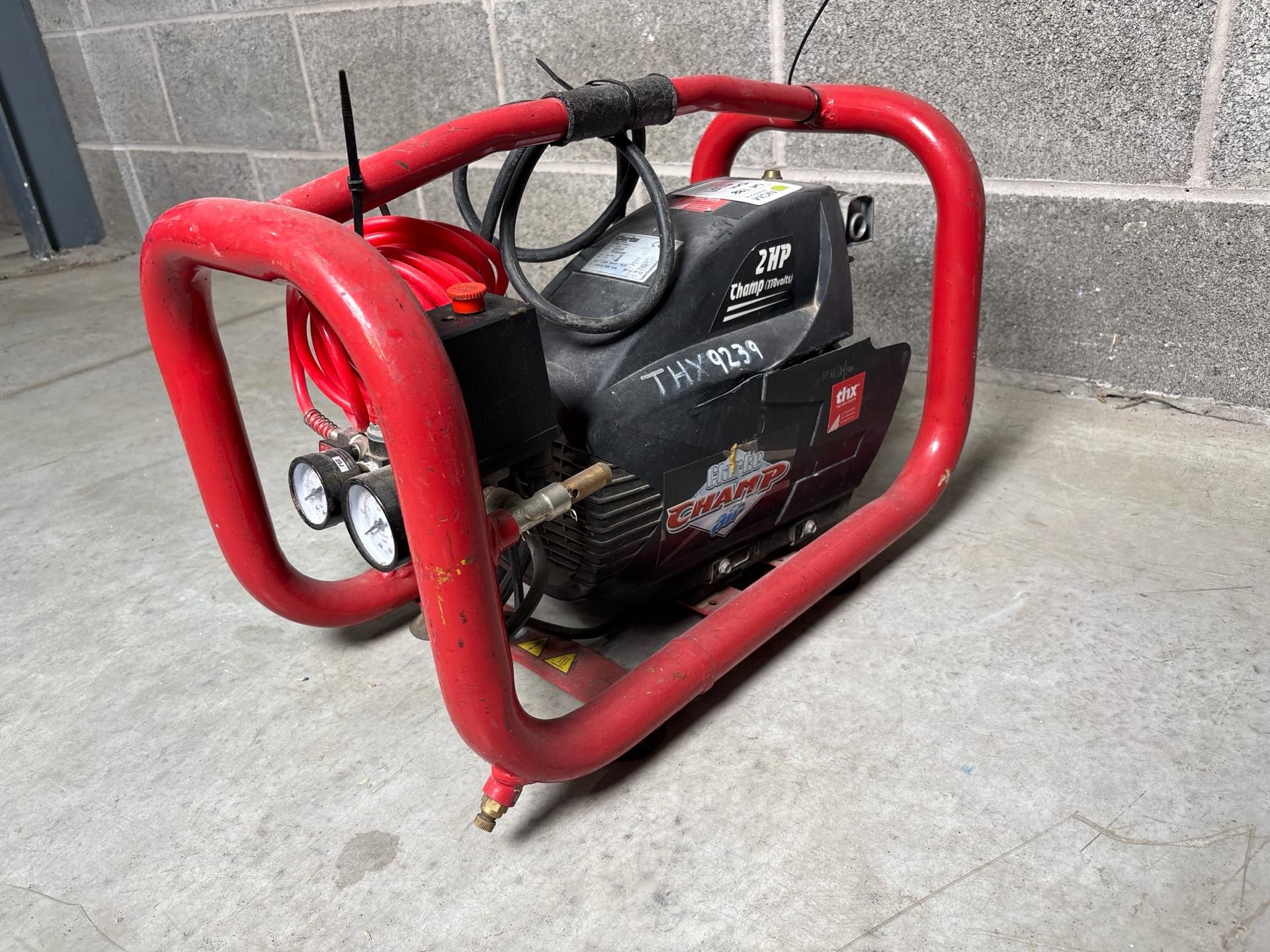 Clarke Champ Air Compressor -THX9239 - No Reserve - Image 6 of 9