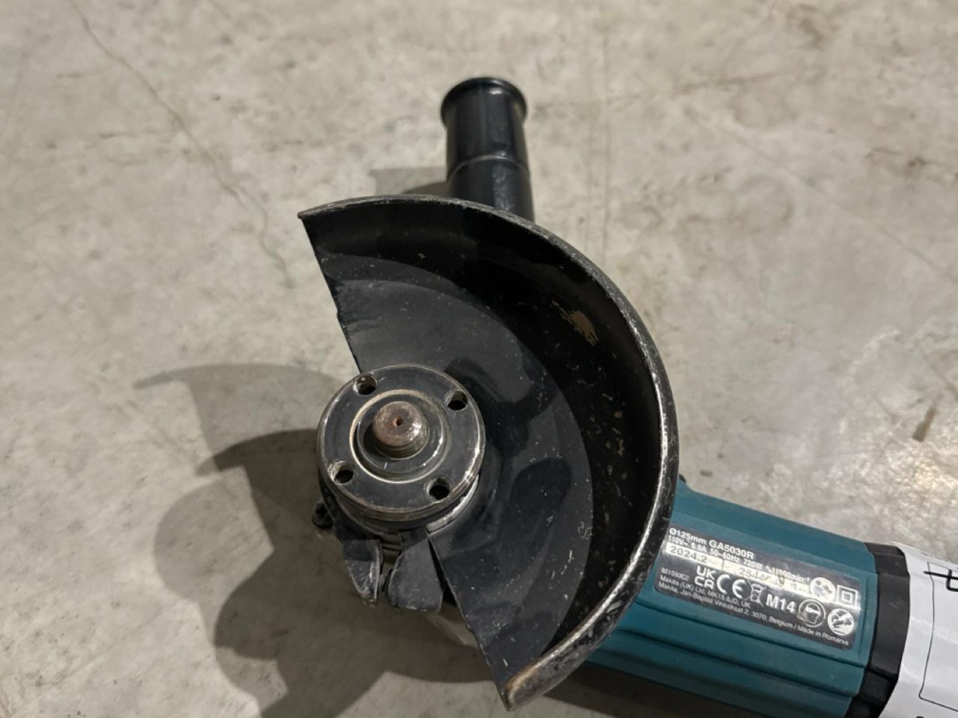 Makita Angle Grinder - 125mm (5") 110V. S/N: 2544545R-THX22317 - No Reserve - Image 4 of 6
