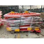 Pallet of Orange Plastic Saftey Barriers - No reserve