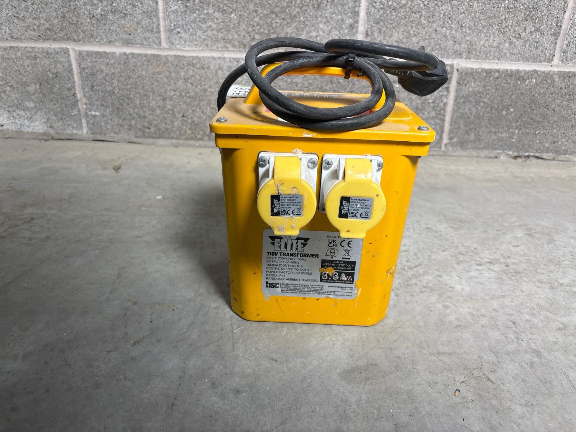 Elite 3.3Kva Transformer -THX19366 - No Reserve