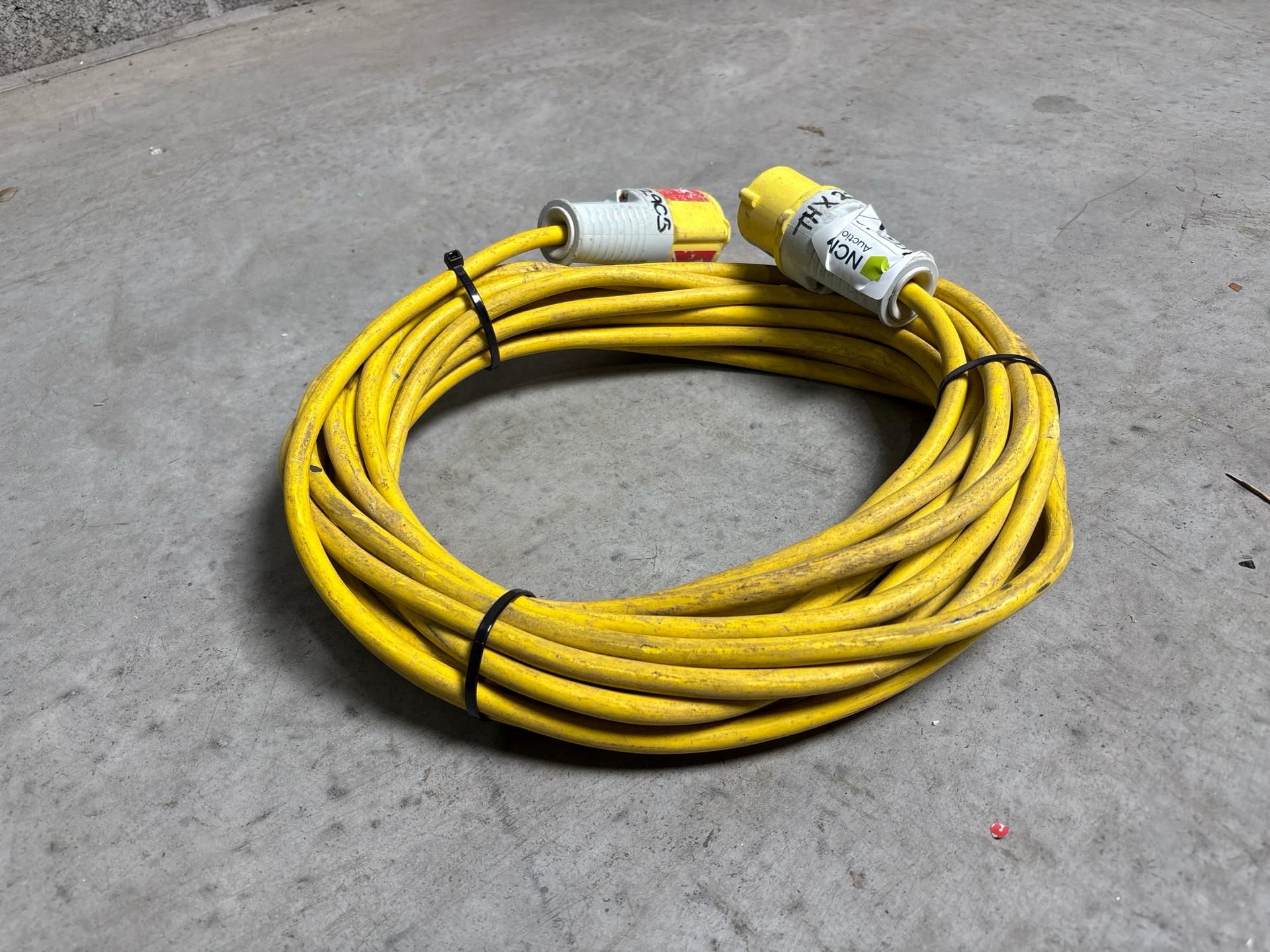 14M Extension Cable 110V 16A - THX22905 - No Reserve - Image 3 of 4
