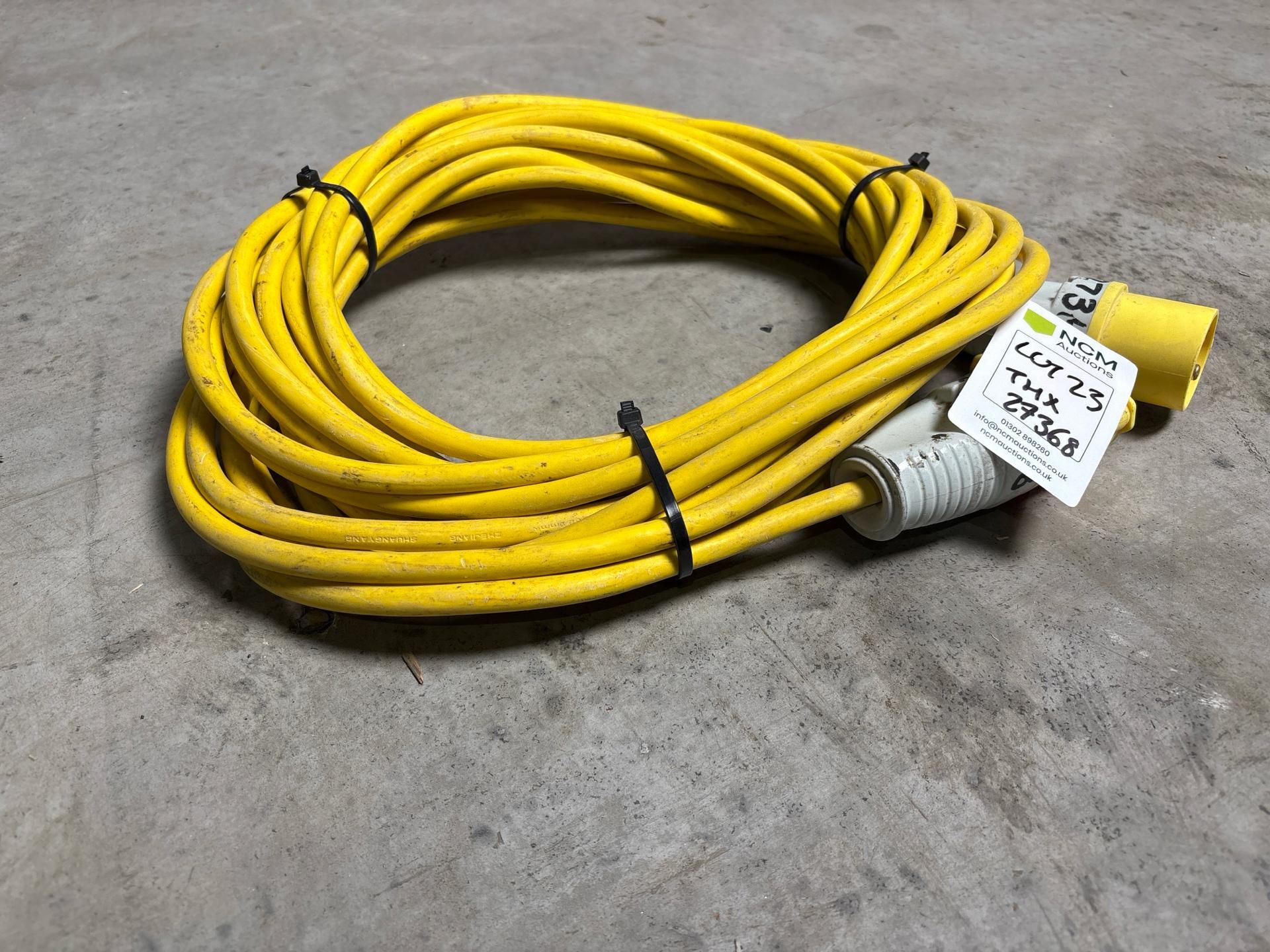 14M Extension Cable 110V 16A - THX27368 - No Reserve - Image 3 of 4
