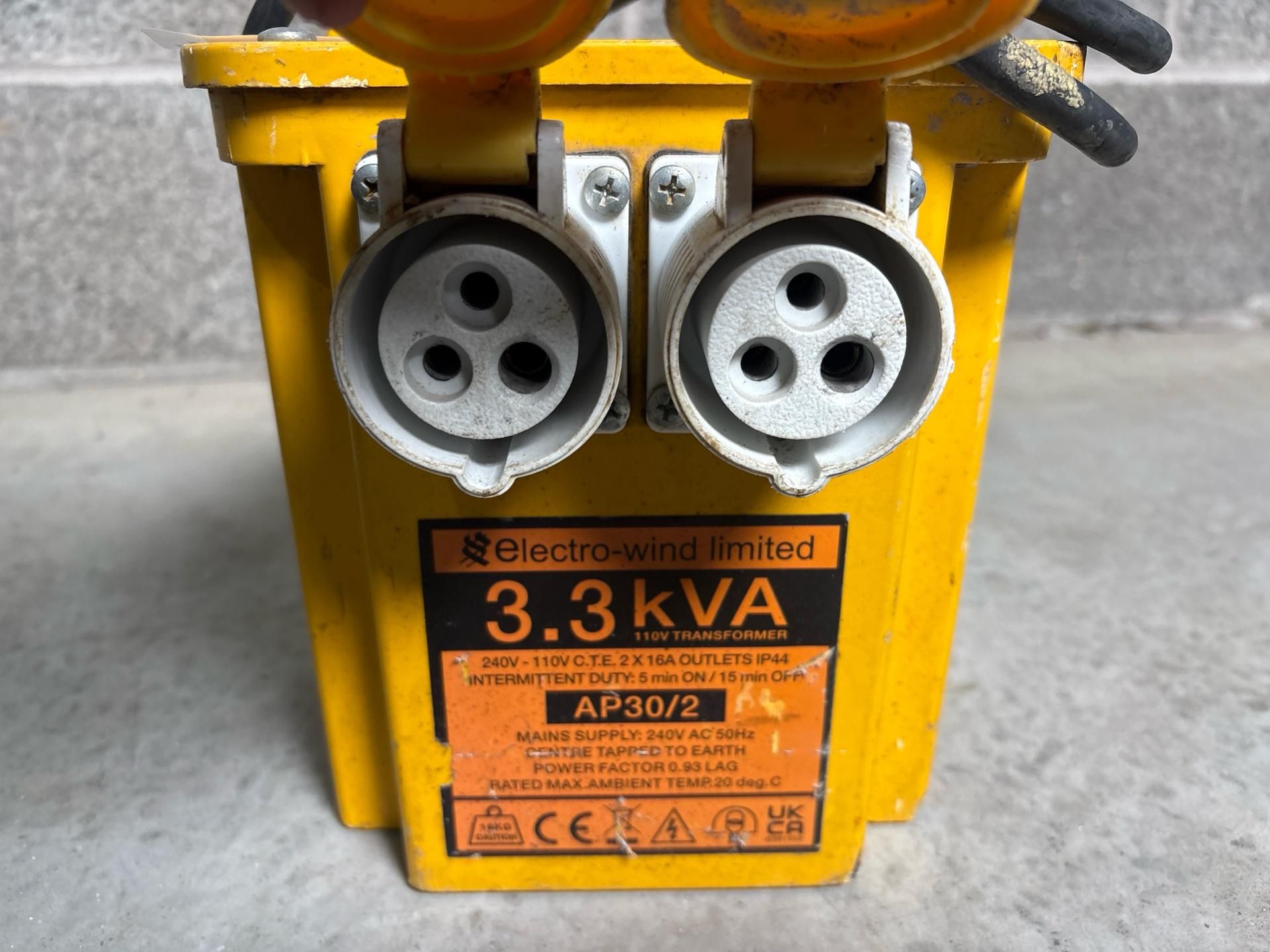 3.3Kva Transformer - THX12195 - No Reserve - Image 4 of 7
