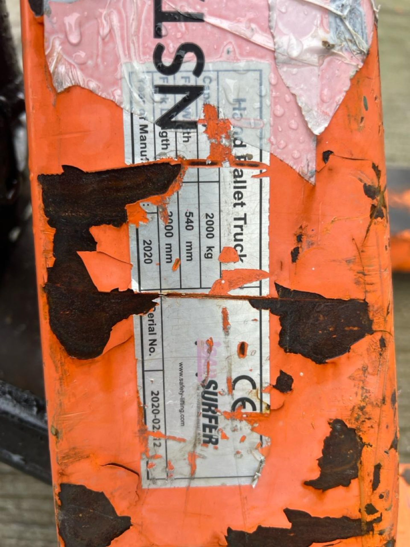 Manual Pallet Truck THX9288 - No Reserve - Image 8 of 11