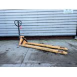 Manual Pallet Truck - 2000Kg - 2M - Braked. S/N: J24072934-1/032-THX22107 - No Reserve
