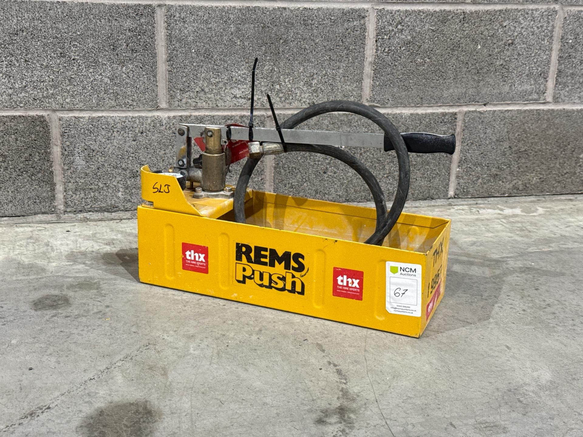 REMS PUSH Manual Pressure Test Pump - Thx19957 - No Reserve