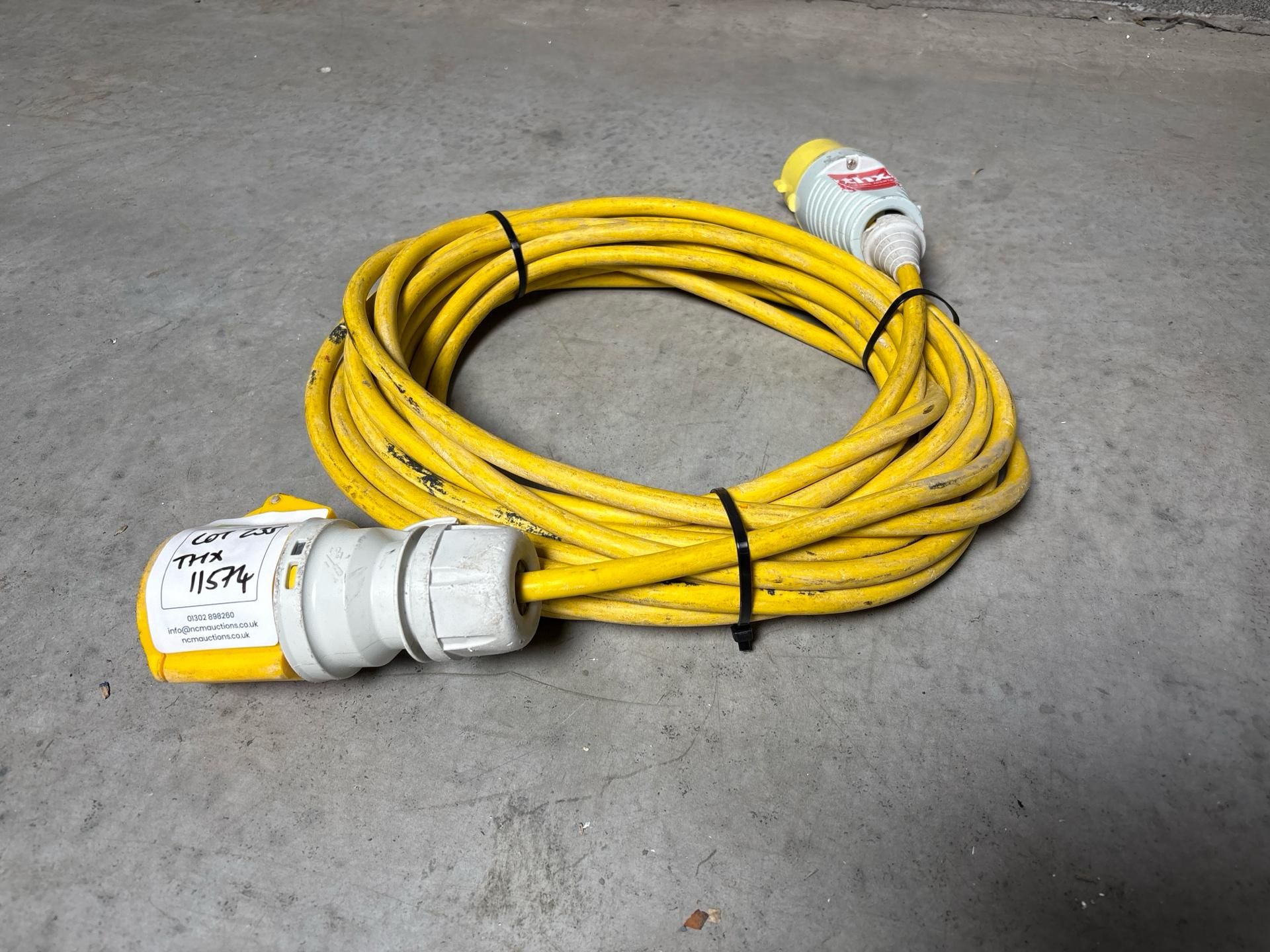 14M Extension Cable 110V 16A. -THX11574 - No Reserve - Image 3 of 5