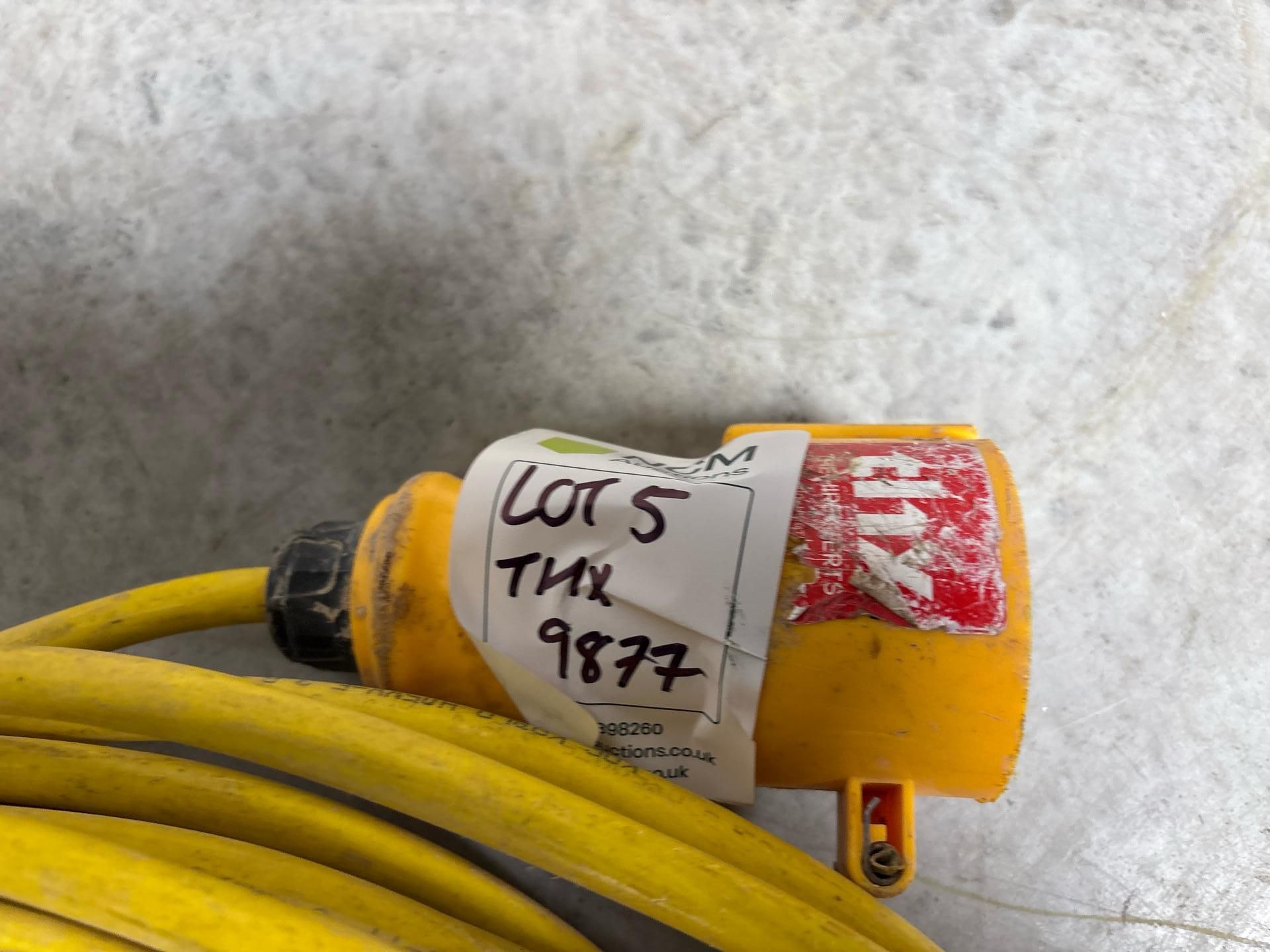 14M Extension Cable 4Mm 110V 32A - THX9877 - No Reserve - Image 4 of 4