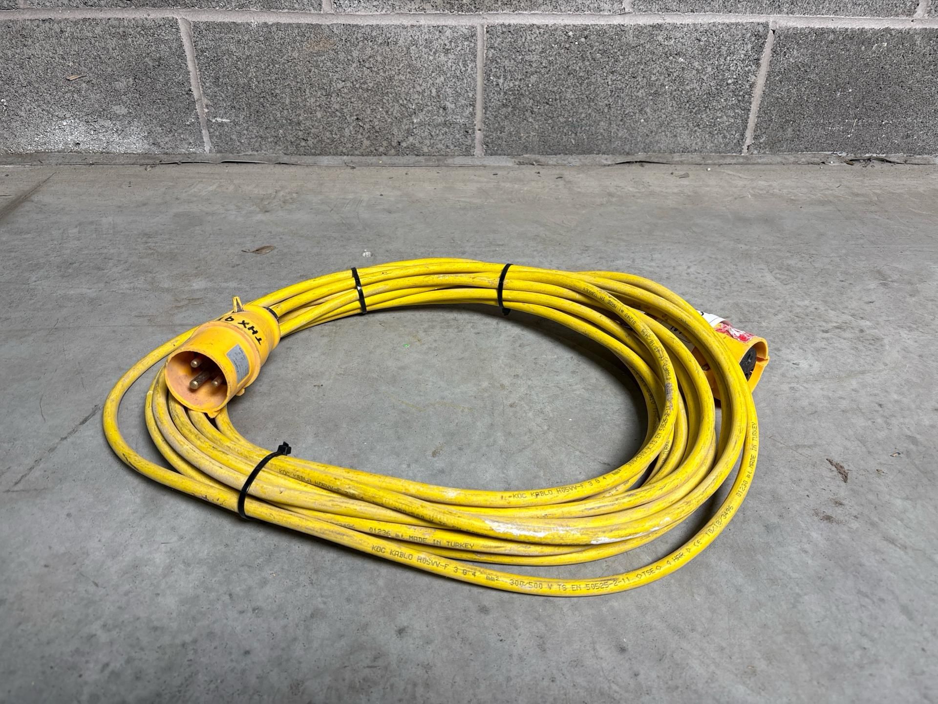 14M Extension Cable 4Mm 110V 32A - THX9877 - No Reserve