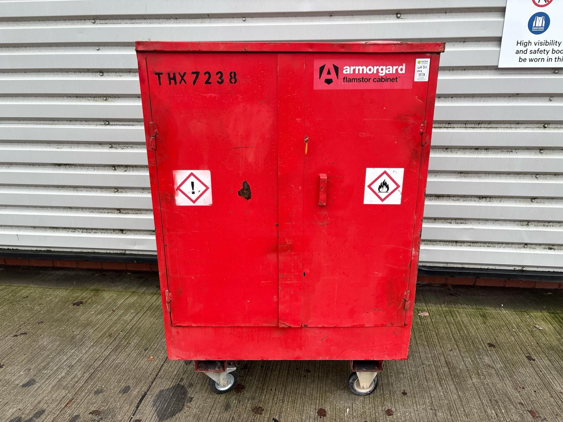 Flamstor Cabinet - Large C/W Wheels. S/N: 1247B-THX7238 - No Reserve - Image 2 of 10