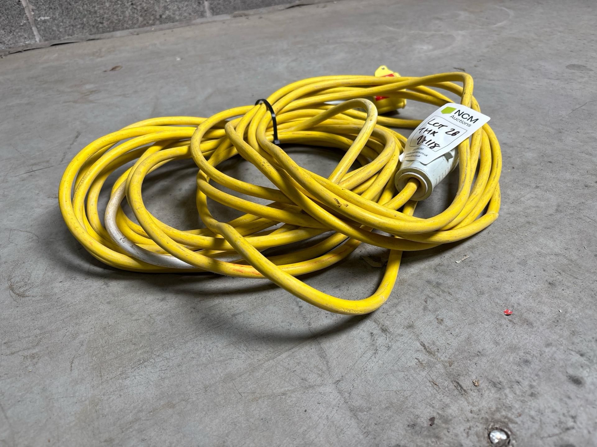 14M Extension Cable 110V 16A -THX24118 - No Reserve - Image 2 of 4