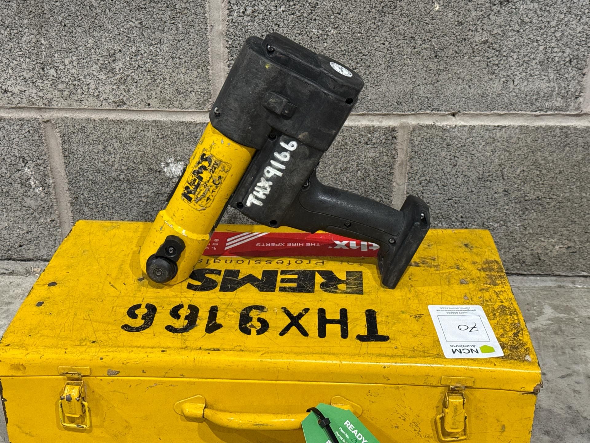 Rems Akku Press Tool - Thx9166 - No Reserve - Image 2 of 5