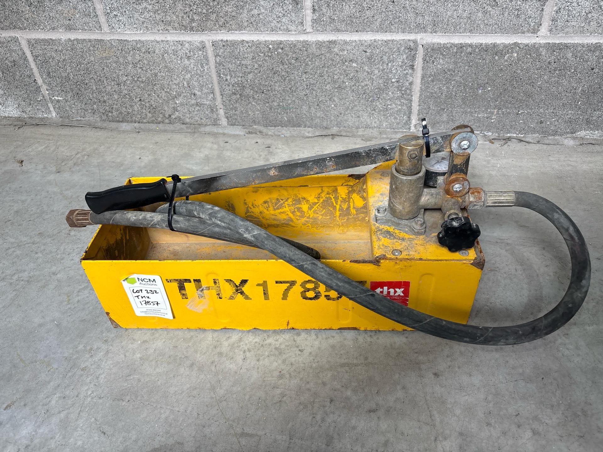 Rems Push Manual Pressure Test Pump. S/N: Blank-THX17857 - No Reserve - Image 2 of 7