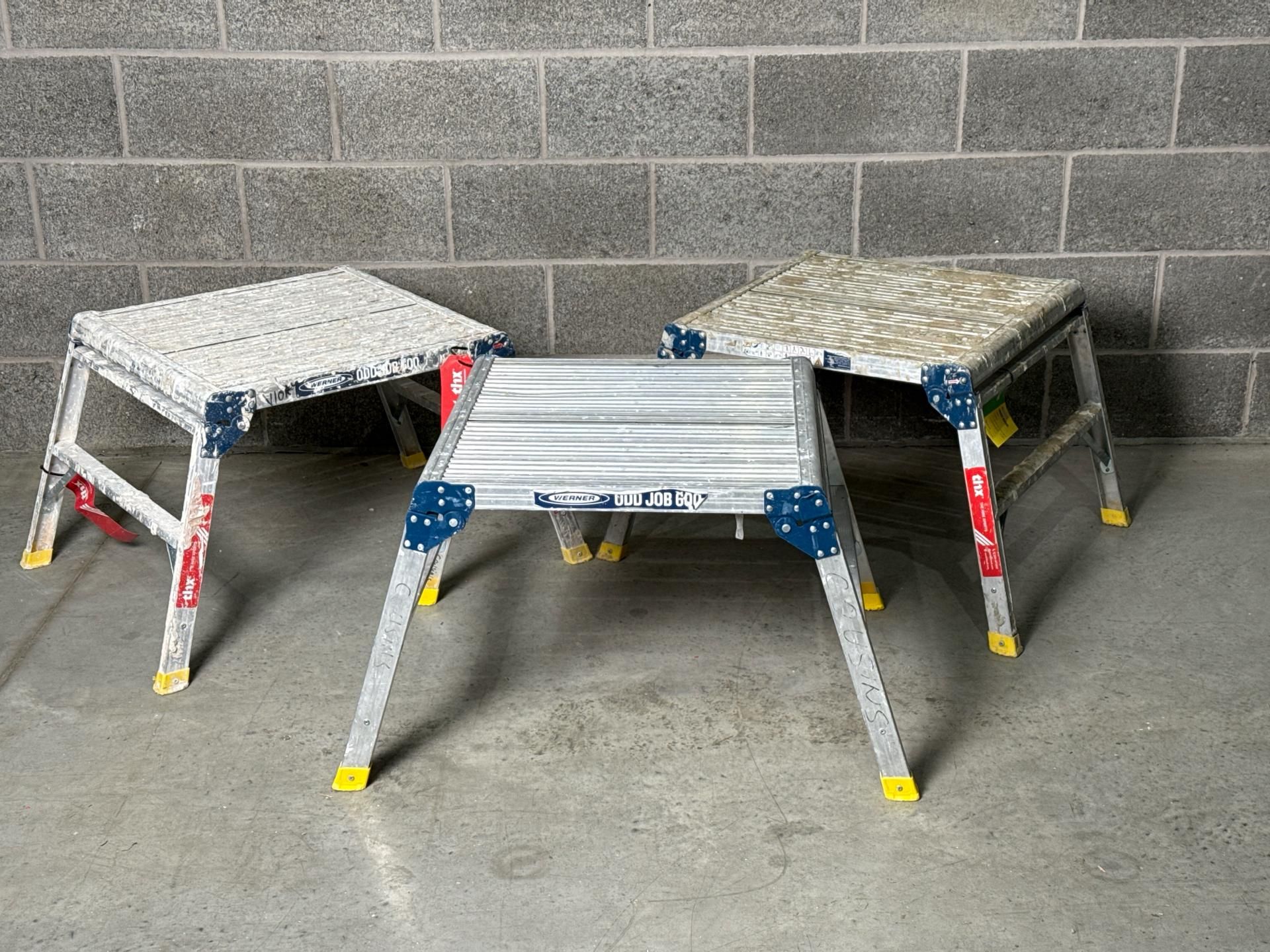 Werner Odd job 600 Aluminium Step Ups x3 - THX11524 - THX31139 - THX25043 - No reserve