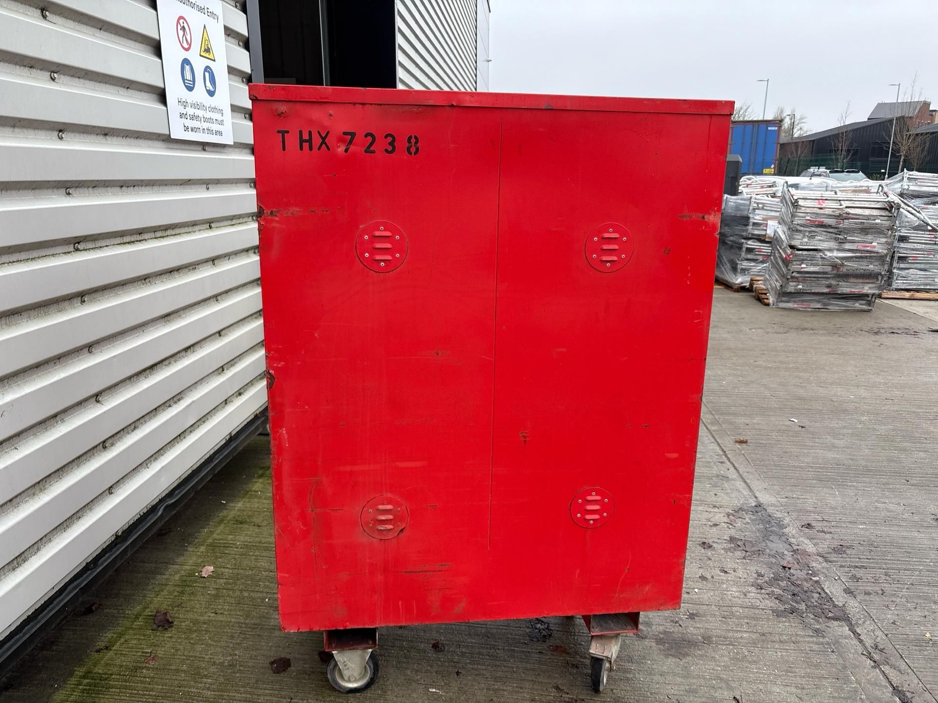 Flamstor Cabinet - Large C/W Wheels. S/N: 1247B-THX7238 - No Reserve - Image 8 of 10