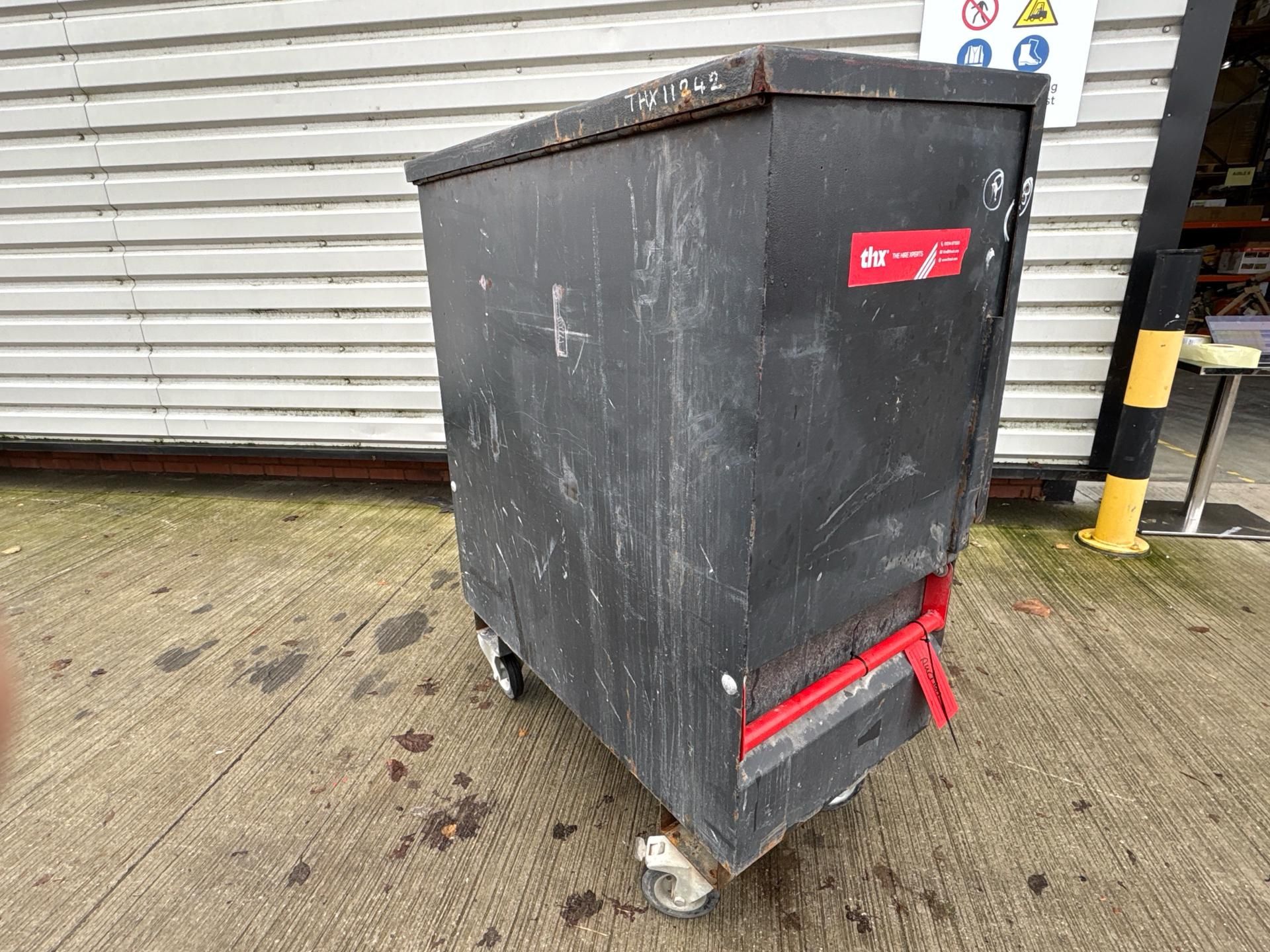 Wheeled Site Security Chest - Large. S/N: 816-THX11242 - No Reserve - Image 10 of 10