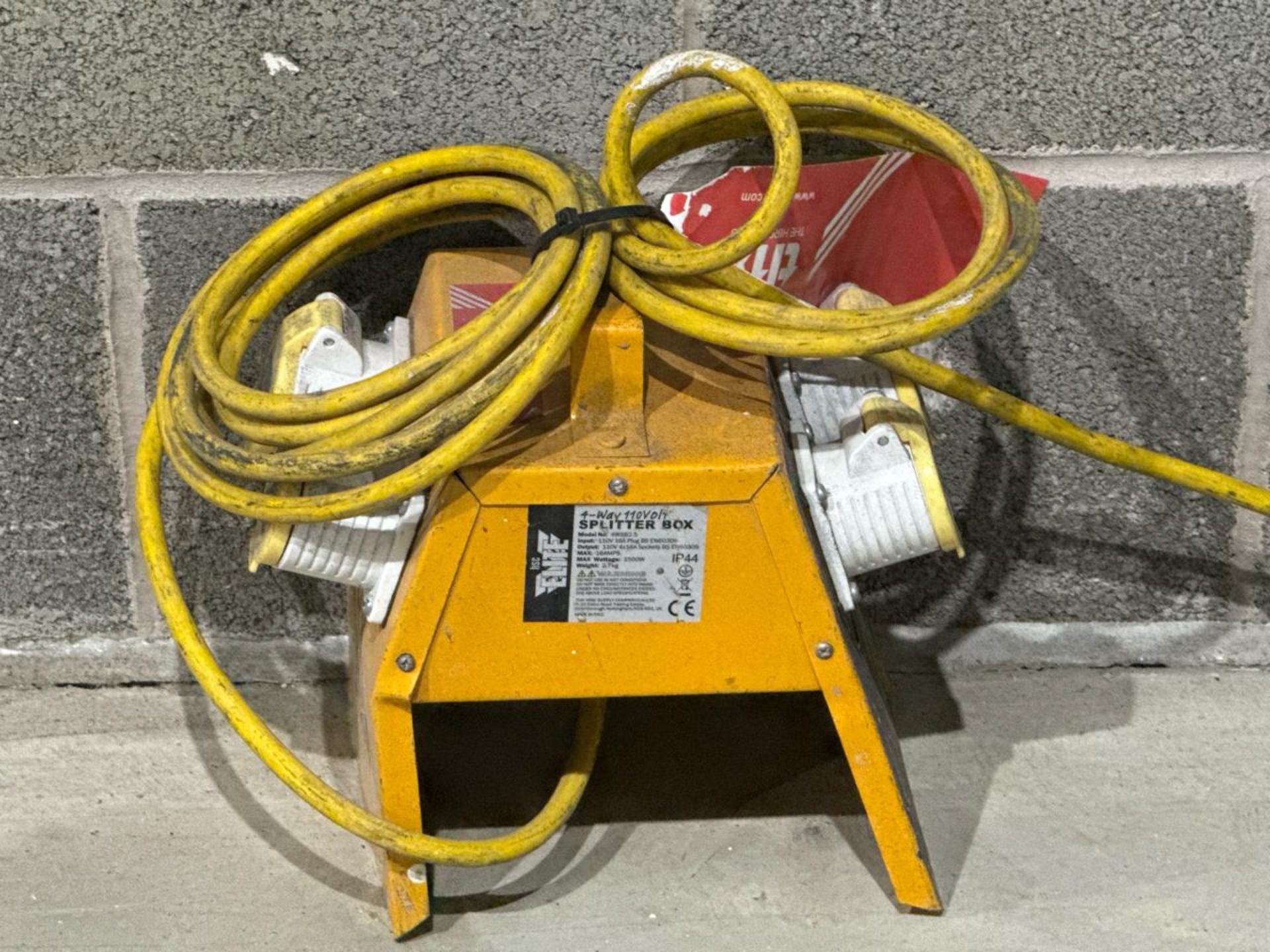 Elite 4 Way Splitter Box 110V 16A. S/N: Blank-THX10914 - No Reserve