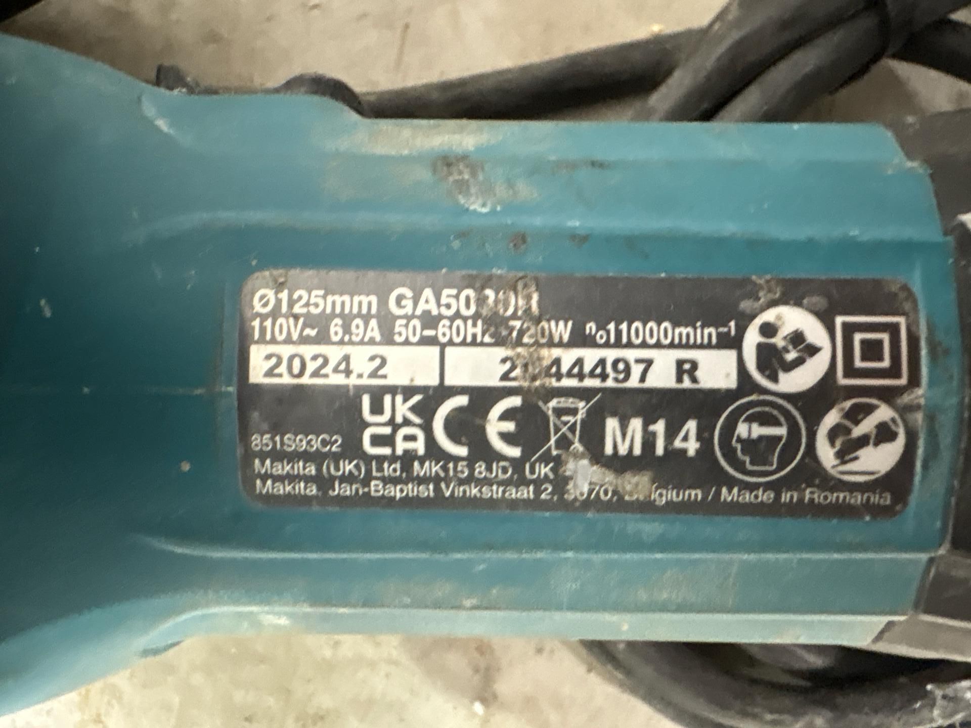 Makita Angle Grinder - THX21841 - No Reserve - Image 6 of 6